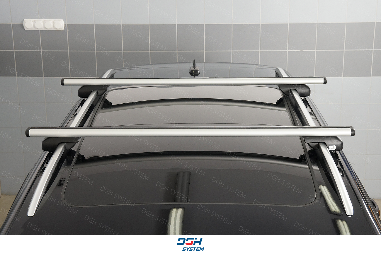 For VW Caddy Maxi IV VAN 16 AMOS Aluminium Roof Rack Cross Bars open
