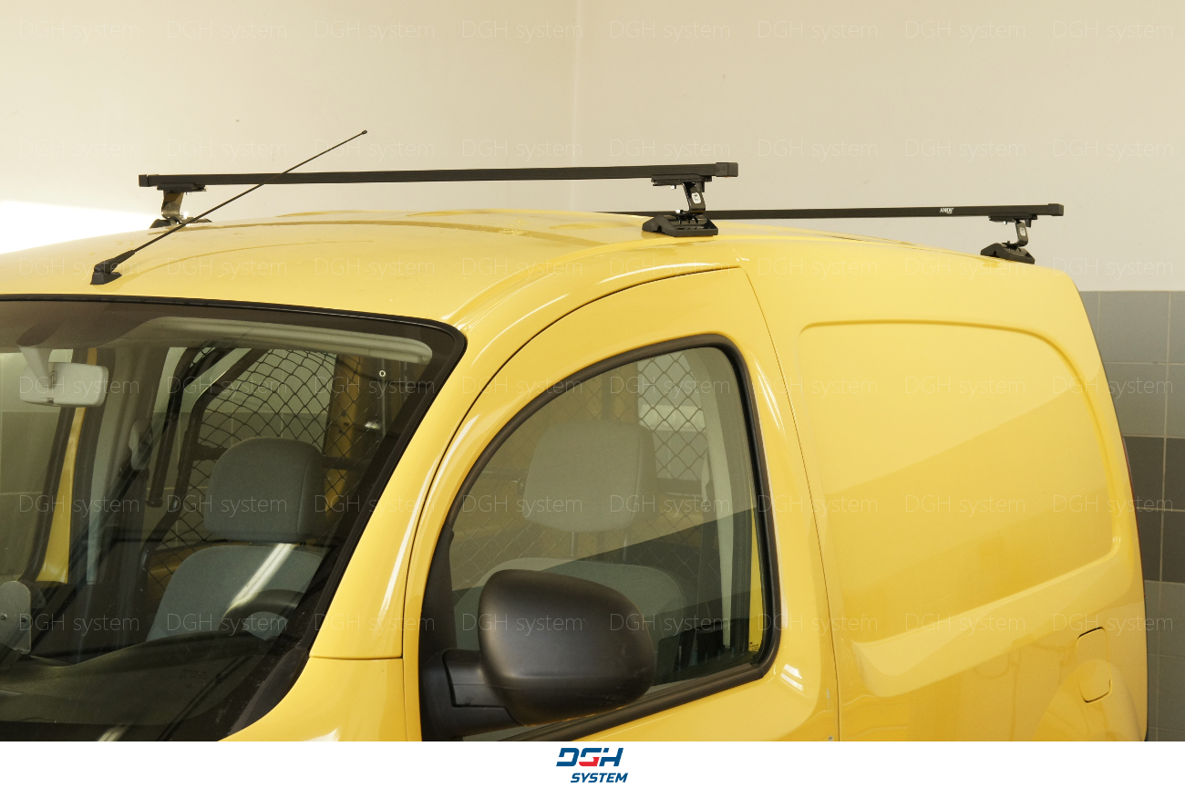 Dachträger Für Fiat Doblo II 10 mit Fixpunkten Stahl Schwarz 165cm